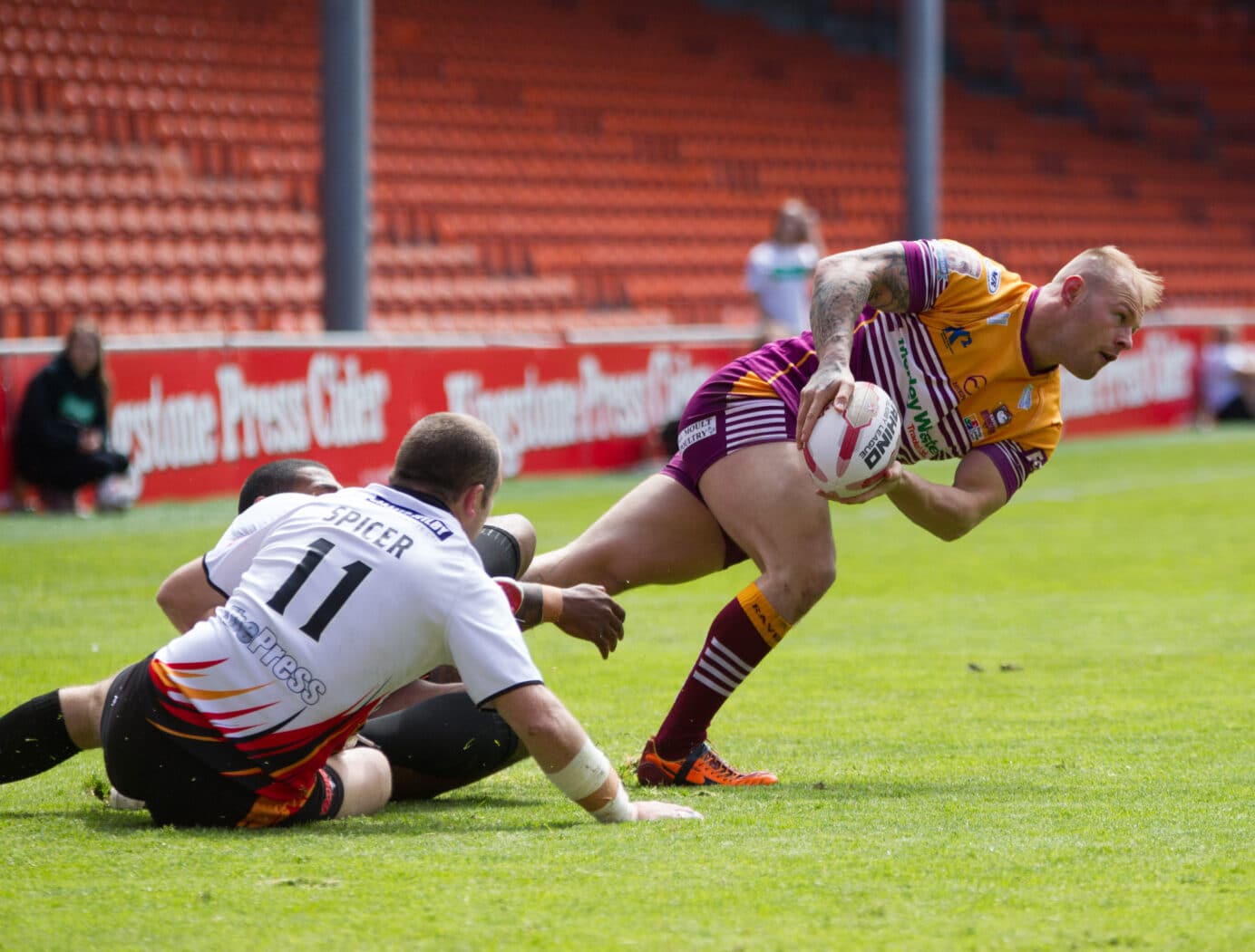 2015 - Dewsbury v Batley (SB) - Dewsbury v Batley Steve Gaunt - TLP BATLEY DEWSBURY-4